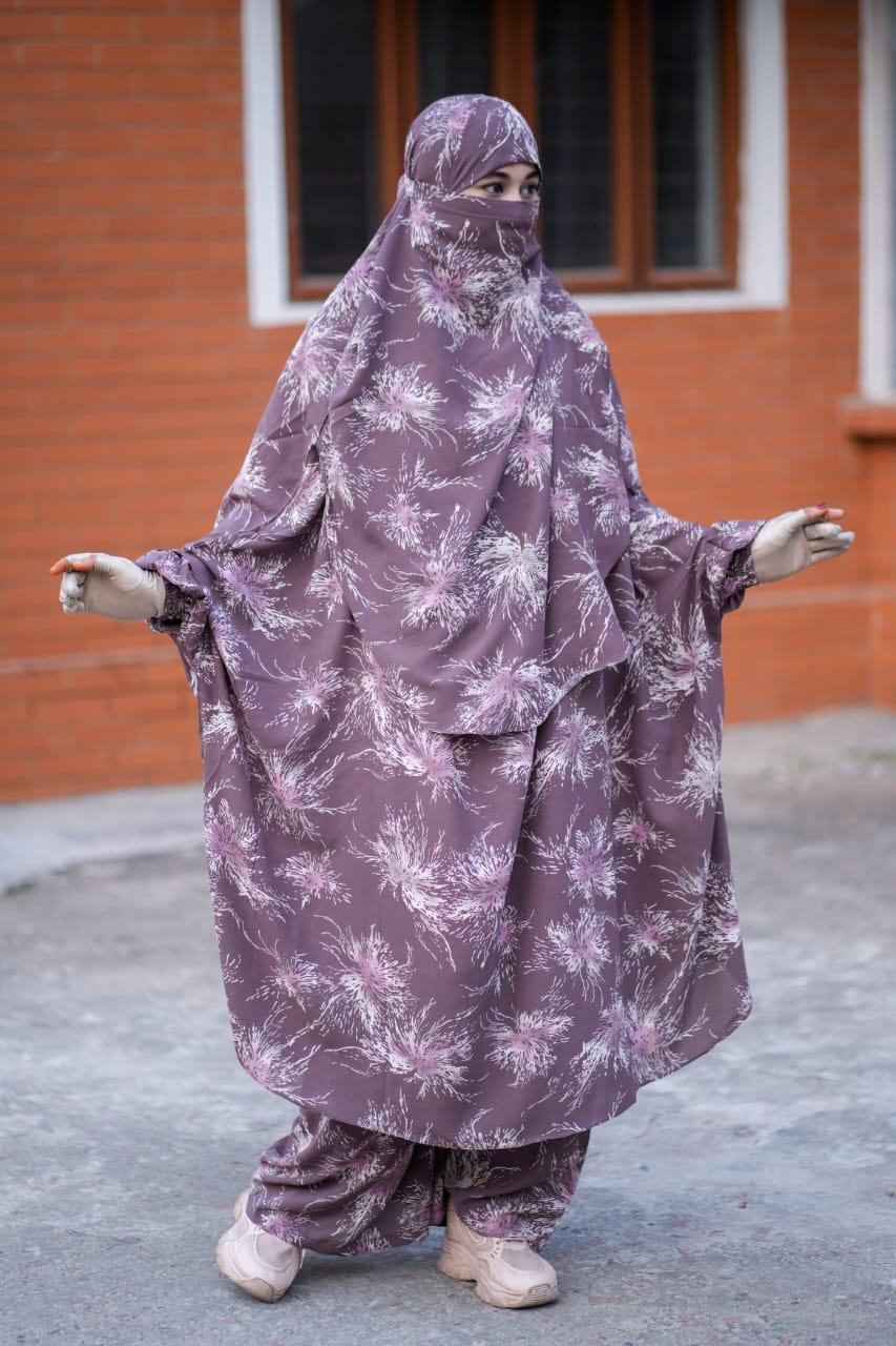 Luxury Mishori Silk Khimar Set - AS401