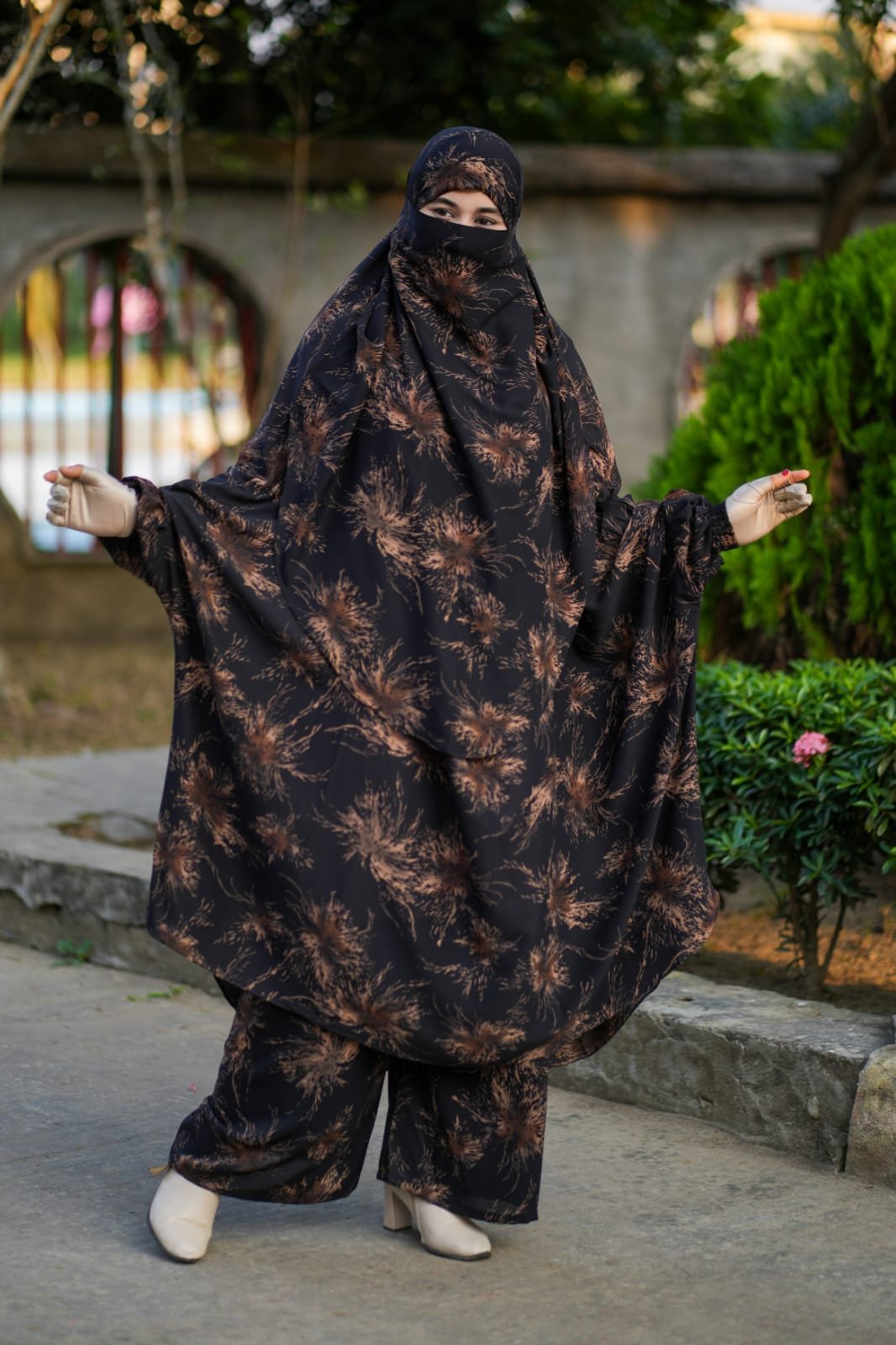 Luxury Mishori Silk Khimar - AS404