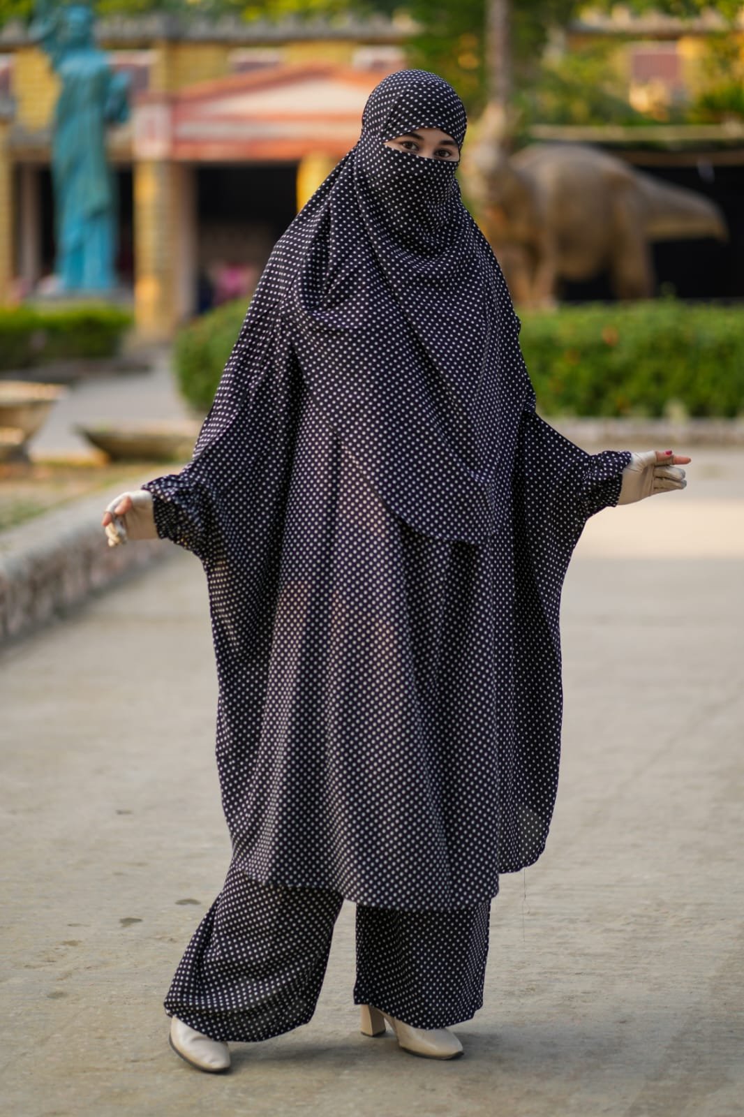 Luxury Mishori Silk Khimar - AS406