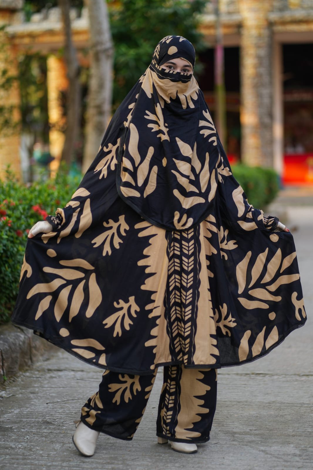 Luxury Mishori Silk Khimar - AS408